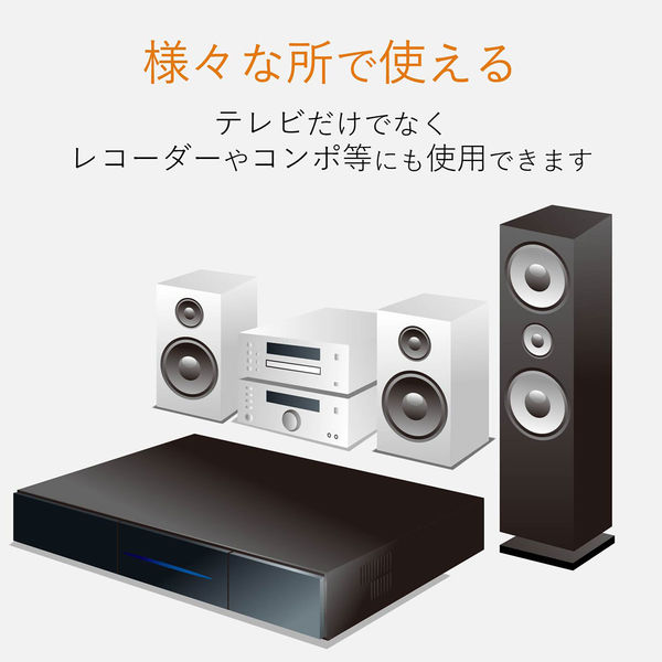 エレコム 耐震ゲル/ブルーレイレコーダー用/20×20mm/6個入 AVD 