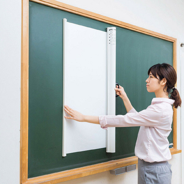 サンワサプライ プロジェクタースクリーン PRS-WBC72HD 72型 16:10 マグネット式 ケース一体型（直送品） サンワサプライ