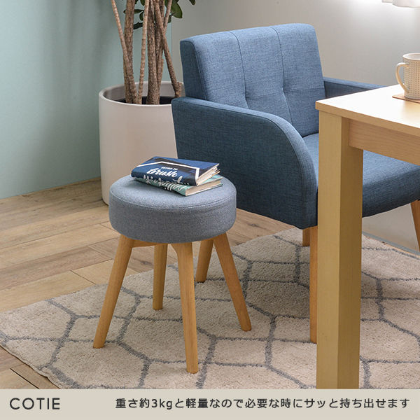 佐藤産業 コティスツール ライトブルー（ファブリック） COT43