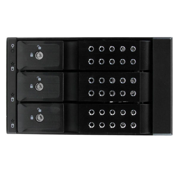 3x 3.5インチ SAS/SATA HDD対応ラック　HSB3SATSASBA　1個　StarTech.com（直送品）