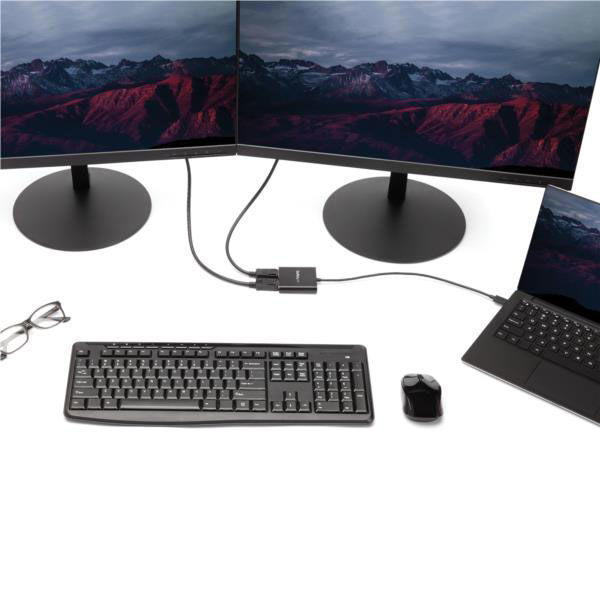 スターテックUSB-C DisplayPortマルチモニターアダプタ USB-C - 2x DisplayPort 1.4 変換アダプター／デュアルモニター