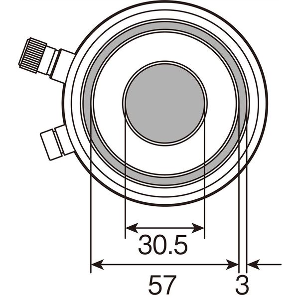 ホーザン 電極(表面抵抗測定用) 入数:1 F-107 1個（直送品