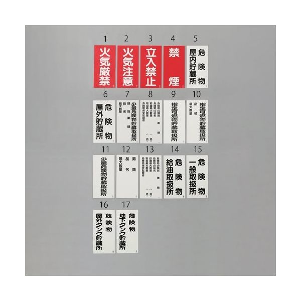 エスコ 600x300mm 危険物標識(危険物地下タンク貯蔵所 EA983CR-17 1