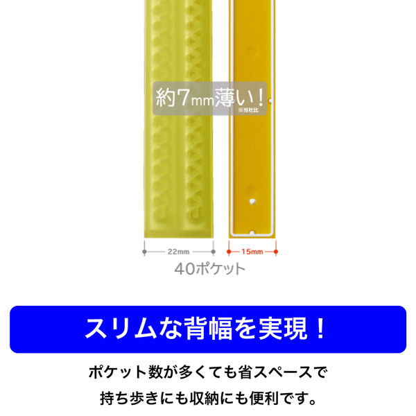 キングジム クリアーファイル ヒクタス(透明) ネイ 7281TW-NV 1