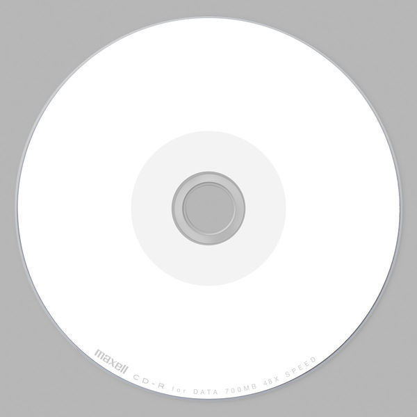 リニューアル マクセル データ用CD-R 5mmプラケース 1パック（10枚入）ワイド印刷対応 オリジナル（わけあり品） - アスクル