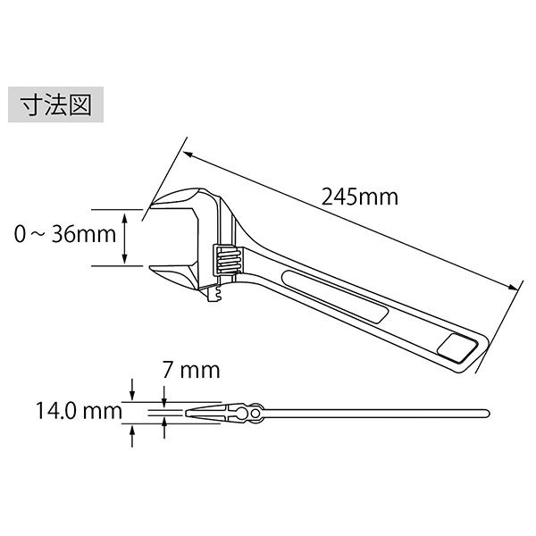 はるきち 手工具】ロブテックス ハイブリッドモンキ UM36 1丁 - アスクル