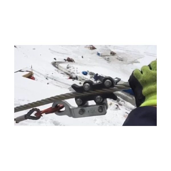 エスコ 1.0ー 5.0mm/ 500kg ワイヤークランプ EA988DJ-11 1個（直送品