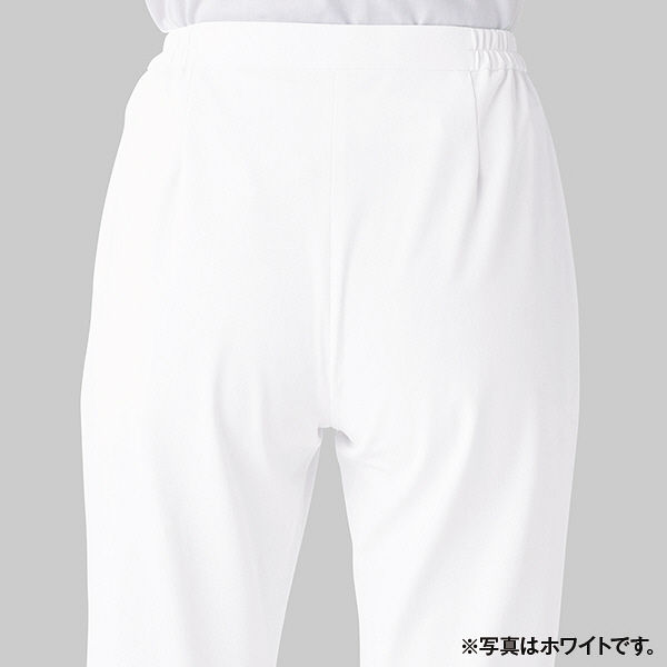 KAZEN レディススラックス 医療白衣 ネイビー L 195-28（直送品