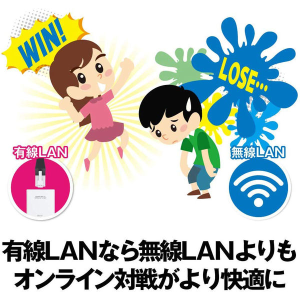 バッファロー　LUA3-U2-ATX　１０／１００Ｍ　ＵＳＢ２．０用　ＬＡＮアダプター　１台