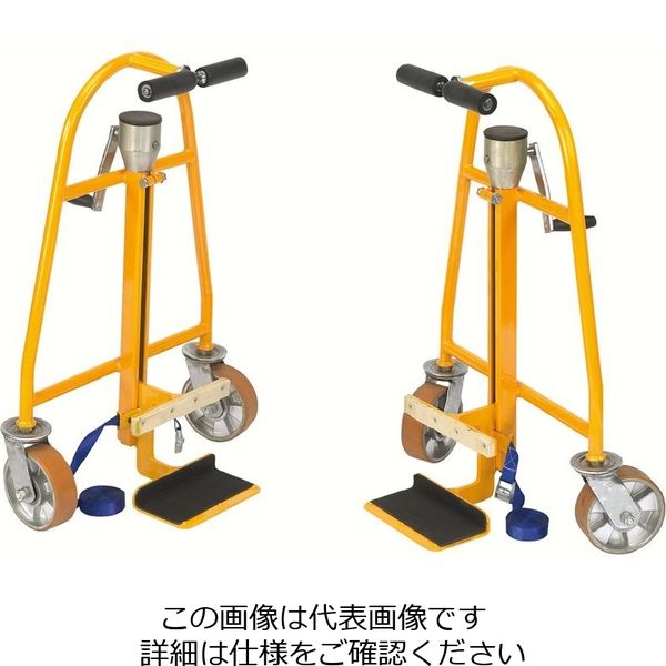 エスコ 600kg リフティングローラー(1組) EA986D-12 1セット(1組)（直送品）