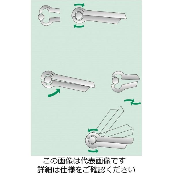 エスコ 17mm(21/32”) ユニオン ナットレンチ(ラチェット式) EA605AF-17