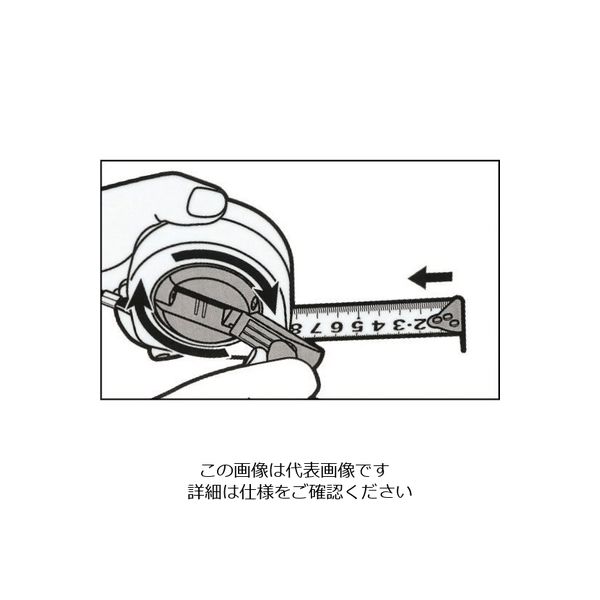 エスコ 25mmx 15m メジャー(手廻しリール式) EA720JH-115 1セット(2個