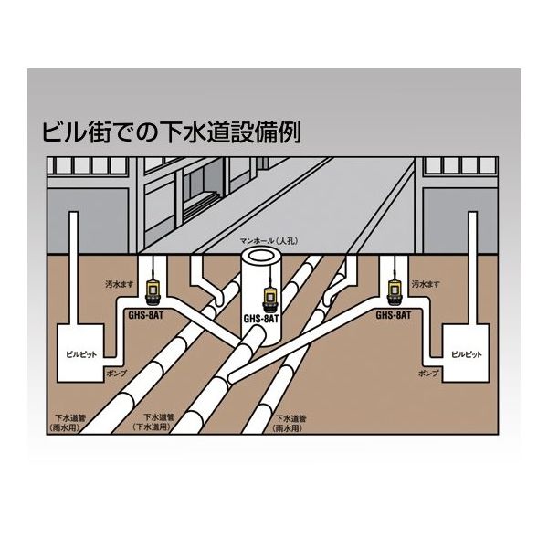 ガステック（GASTEC） 拡散式硫化水素測定器 GHS-8AT（1000） 1台 1