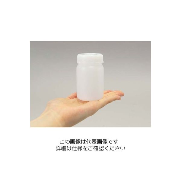 アズワン 広口瓶 中フタ付 100mL 1-4658-03 1本(1個)（直送品） - アスクル