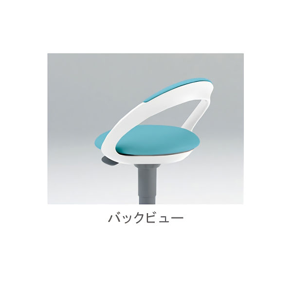 設置込】イトーキ サポートスツール 脚掛無し 肘無し 背付 設置込】イトーキ サポートスツール 脚掛無し 肘無し 背付