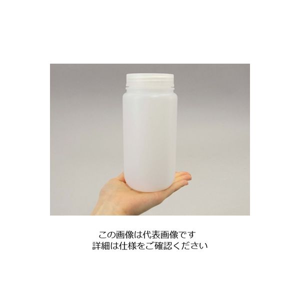 アズワン 広口瓶 500mL HDPE製 1-4658-15 1本(1個)（直送品） - アスクル