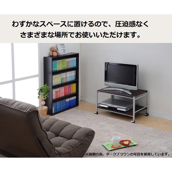 YAMAZEN コミックラック4段 幅595×奥行170×高さ890mm ブラック YAMAZEN コミックラック4段 幅595×奥行170×高さ890mm ブラック