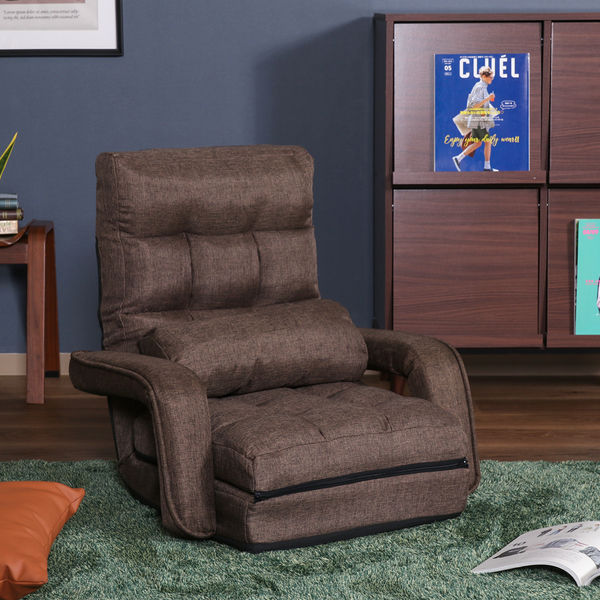 不二貿易 4WAY座椅子 212 ダークブラウン 35498 1台（直送品） - アスクル