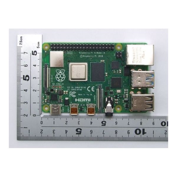 共立電子産業 Raspberry Pi 4 モデルB 4GB OSインストール済みSD付 RASPi4-SDST 1セット（直送品） - アスクル