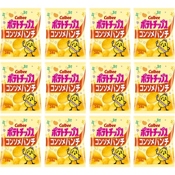 カルビー ポテトチップス コンソメパンチ 60ｇ×24個