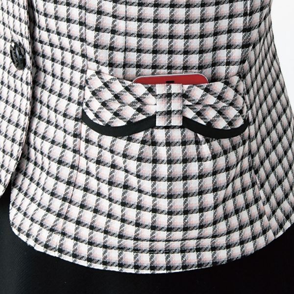 楽天市場】事務服 制服 en joie アンジョアオーバーブラウス 26230