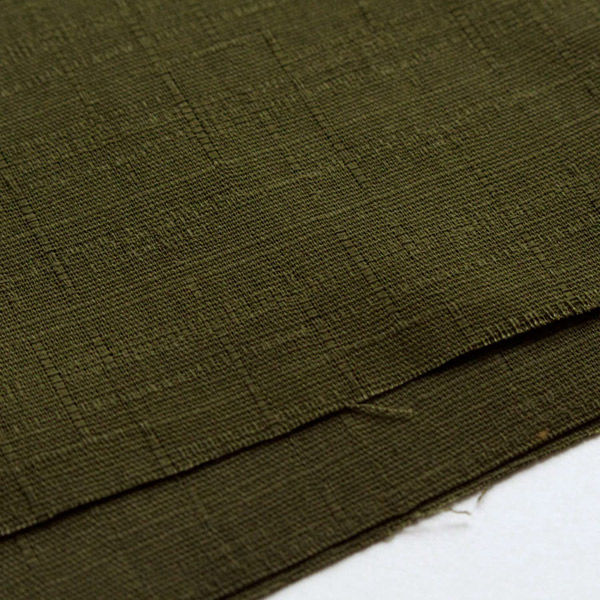 コスモテキスタイル NBK　紬風ドビー　緑　巾約110cm　5mカット　AD8150-156-5M　5m切売カット（直送品）