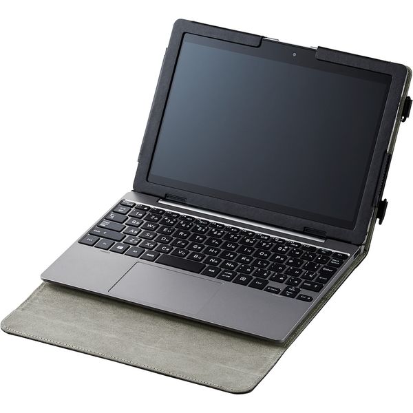 Dynabook K50 K60対応 ソフトレザーケース 手帳型 ショルダーベルト付