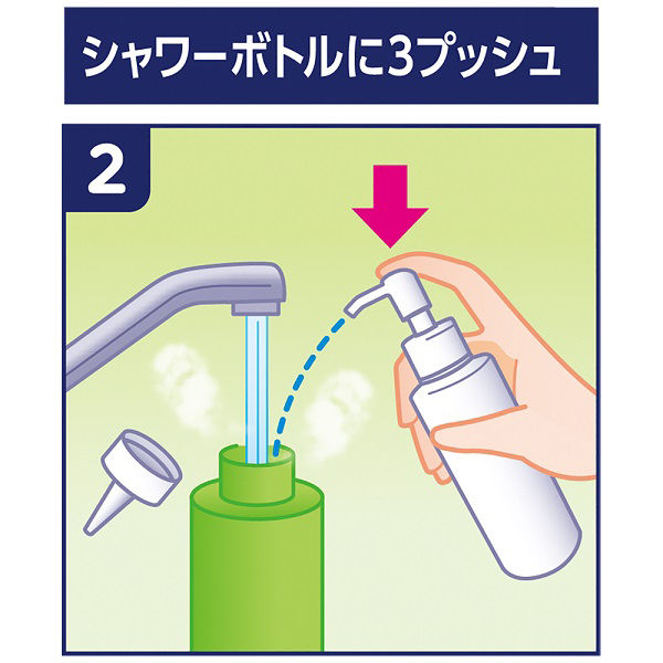 介護用品 ライフリー おしりクリーンシャワー 詰め替え 1セット（150ml