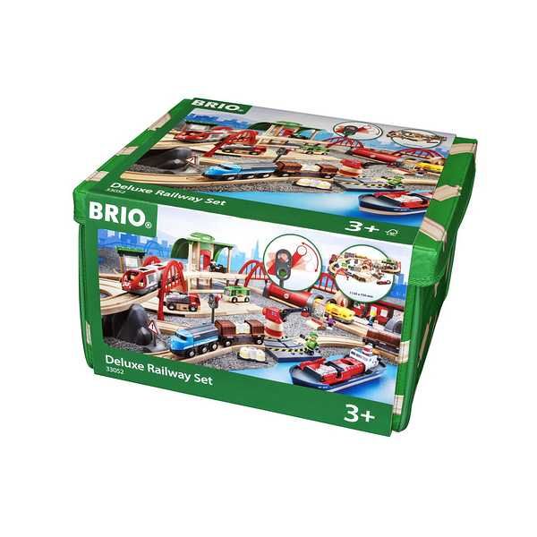 BRIO（ブリオ） レール＆ロードデラックスセット レールセット おもちゃ 33052 1セット