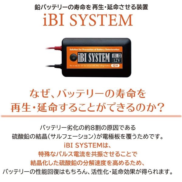 電動ゴルフカート・ターレー（構内運搬車）など 鉛バッテリー延命装置 iBI SYSTEM iBI-C48V IBI-C48V（直送品） - アスクル