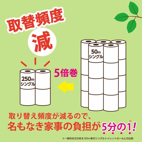 トイレットペーパー 丸富製紙 ペンギン 5倍巻き 超ロング再生紙