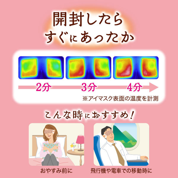 めぐりズム蒸気でホットアイマスク 無香料 1箱（5枚入） 花王 - アスクル