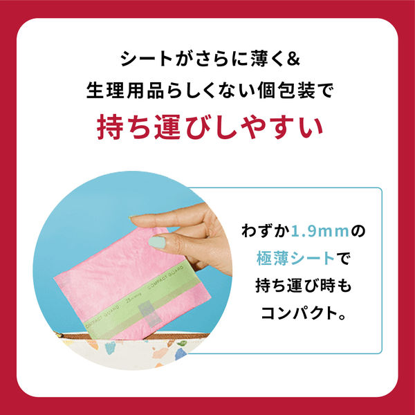 エリス コンパクトガード 羽つき 多い昼～ふつうの日用 20.5cm 1セット