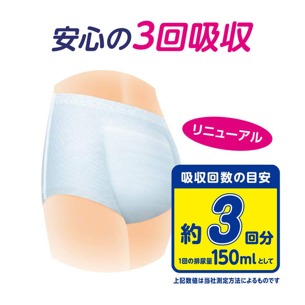 大人用紙おむつ アテント うす型パンツ 下着爽快プラス 3回 男女