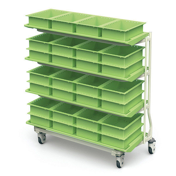 河淳 材料搬送カート4段 MCR032YG （直送品） - アスクル