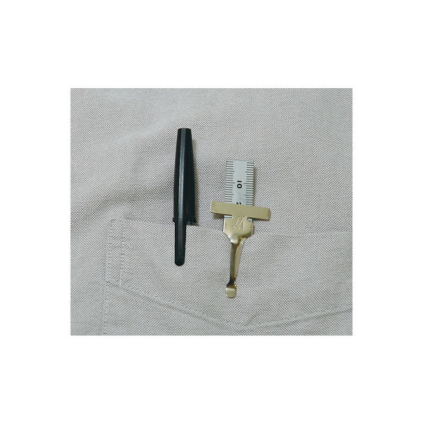 シンワ測定 テーパーゲージ 1~15mm 直尺付 62612 1セット(10個