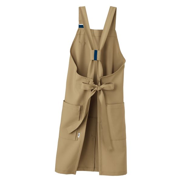 セロリー エプロン(ユニセックス)ベージュ フリー(前中心80CM) 69827 1