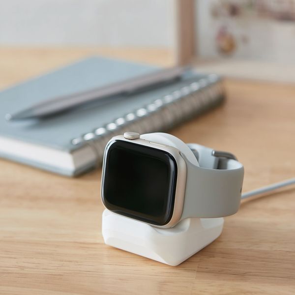 Apple Watch アップルウォッチ 充電器 スタンド 横置き シリコン製 