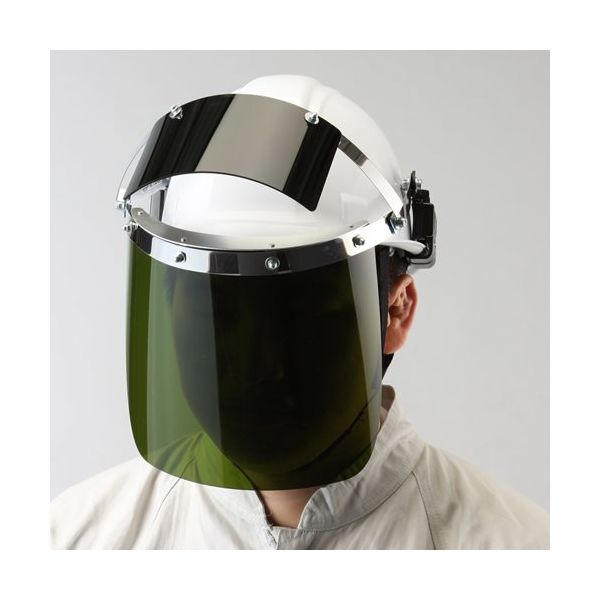 エスコ #3/8/10 ヘルメット取付型溶接面(二重レンズ/ミゾ付 EA800KA-12