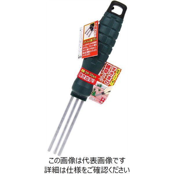 藤原産業 千吉 すきまの雑草ブラシ SZBー1 1セット(3個)（直送品