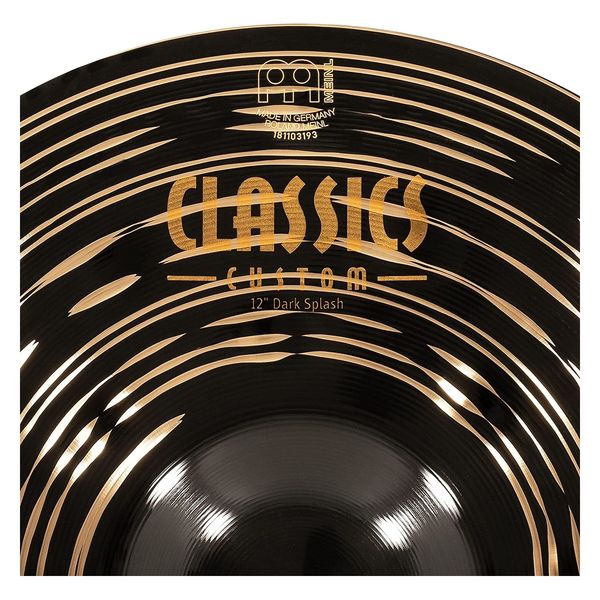 MEINL Classics Custom Dark Series スプラッシュシンバル 12