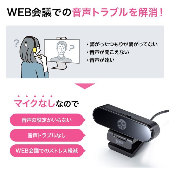 web カメラ マイク 販売済み なし