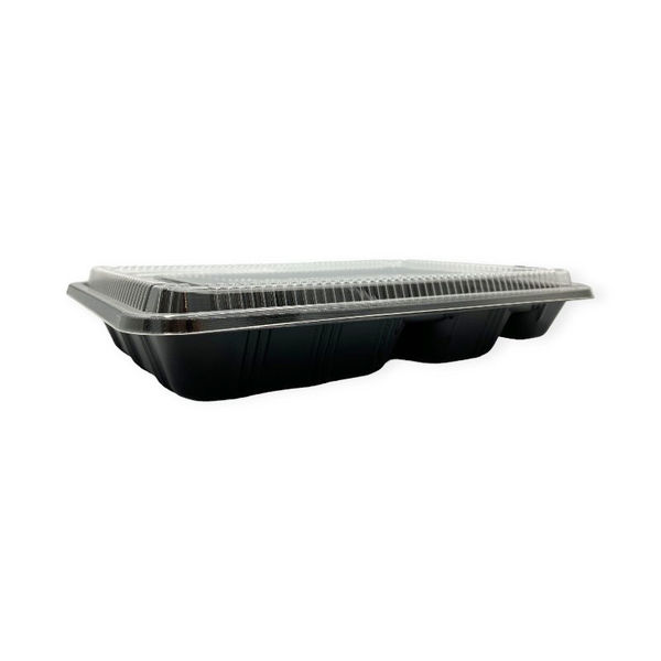 福助工業 弁当容器 LC新 LC-609黒 透明蓋付 600枚(50×12) 576212 福助工業 弁当容器 LC新 LC-609黒 透明蓋付 600枚(50×12) 576212