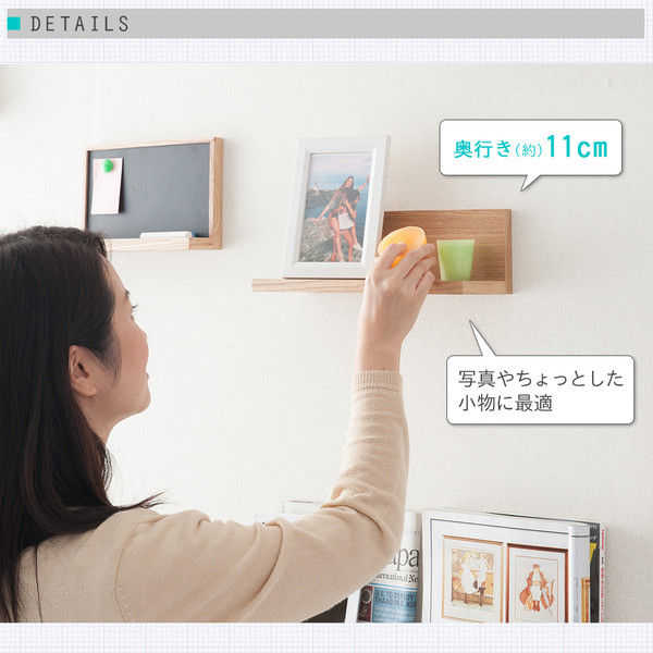 【6個入り】DOSHISHA 壁掛け飾り棚 NKB-L30NA ナチュラル ドウシシャ 壁掛け ウォールシェルフ棚 L型 幅30 ナチュラル 幅