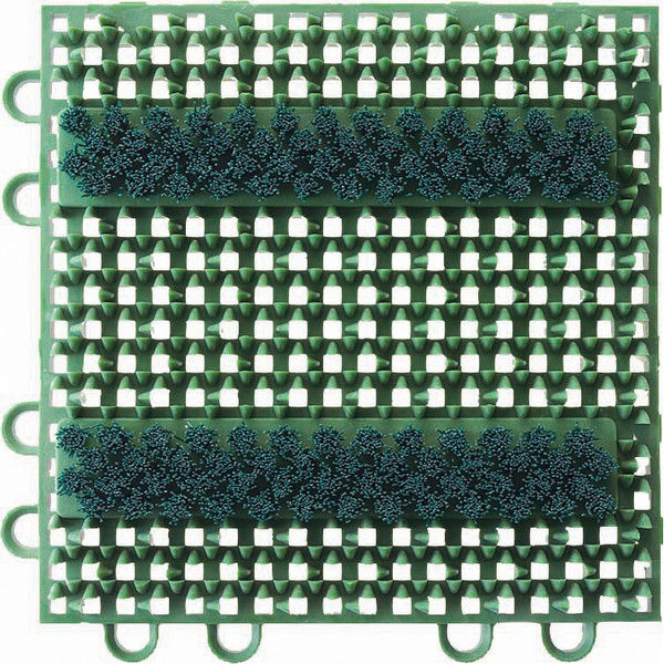 山崎産業 エバックブラシハードマットYL（#3）グリーン F-117-3-G