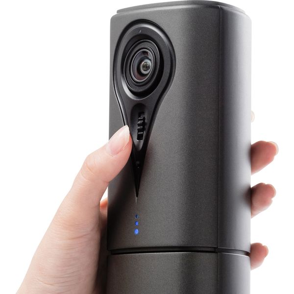 カメラ内蔵WEB会議スピーカー　400-MC013 美品ノイズキャンセルマイク装備