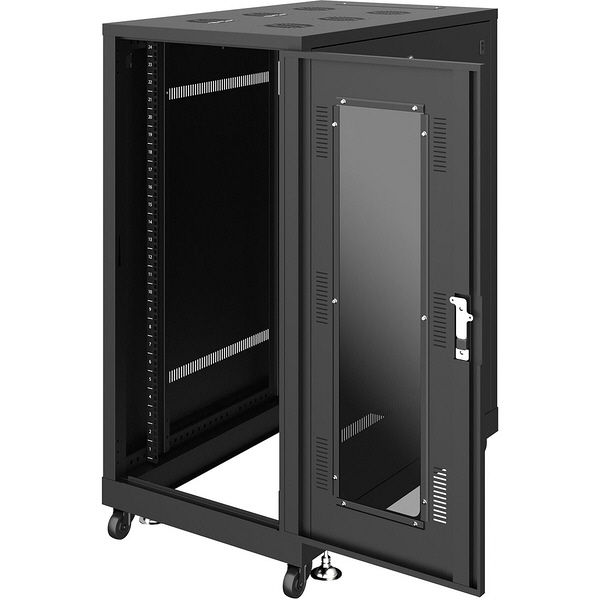 サンワサプライ 19インチサーバーラック（24U） 幅600×奥行1000