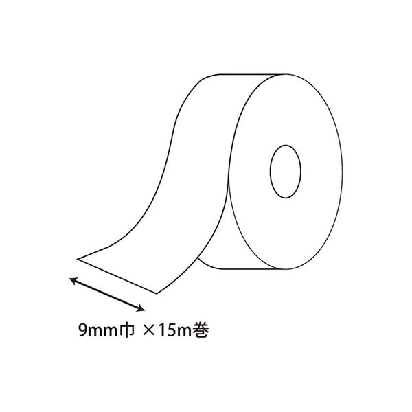 シモジマ HEIKO シングルサテンリボン 9×20 アカ 001419907 1セット(1巻入×6巻 合計6巻)（直送品） アスクル