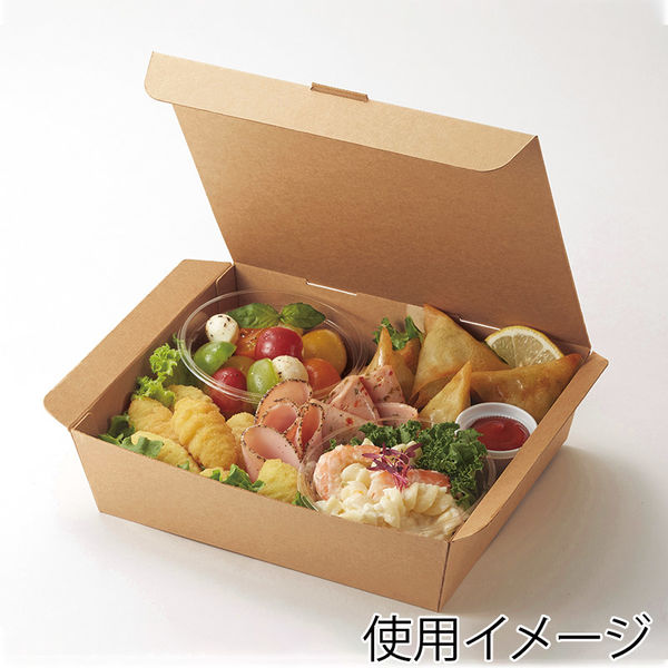 ケース販売】HEIKO 食品箱 ネオクラフト スナックボックス M 004248001