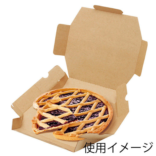 ケース販売】HEIKO 食品箱 ネオクラフト ピザボックス S 004248003 1